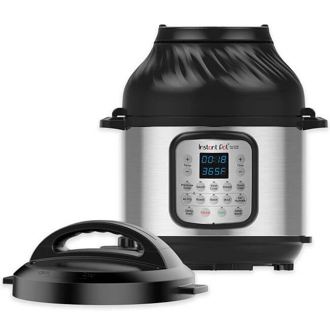 Instant Pot Duo Crisp Pressure Cooker With Air Fryer