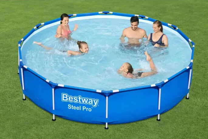 Bestway 56680 Steel Pro Outdoor Pool Set