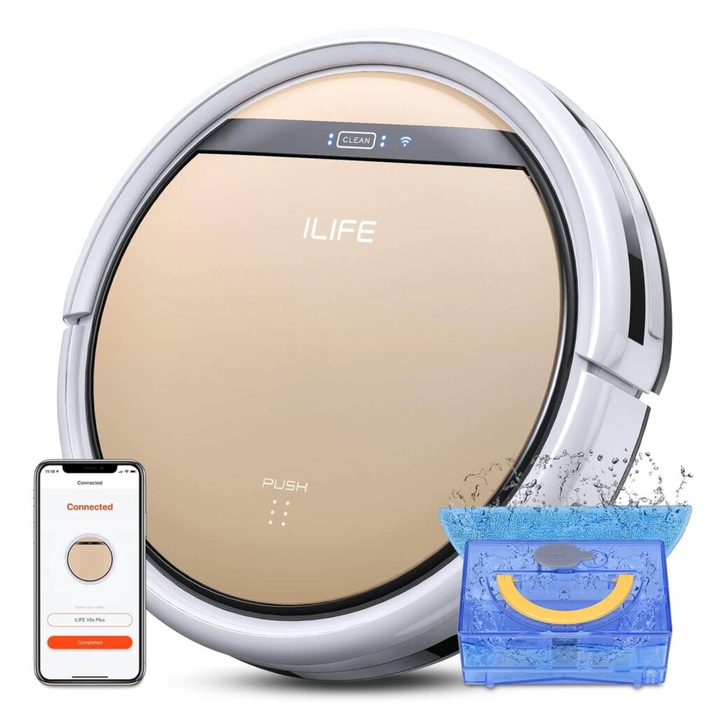 ILIFE V5s Pro 2-in-1 Automatic Self-Charging Robotic Vacuum Cleaner