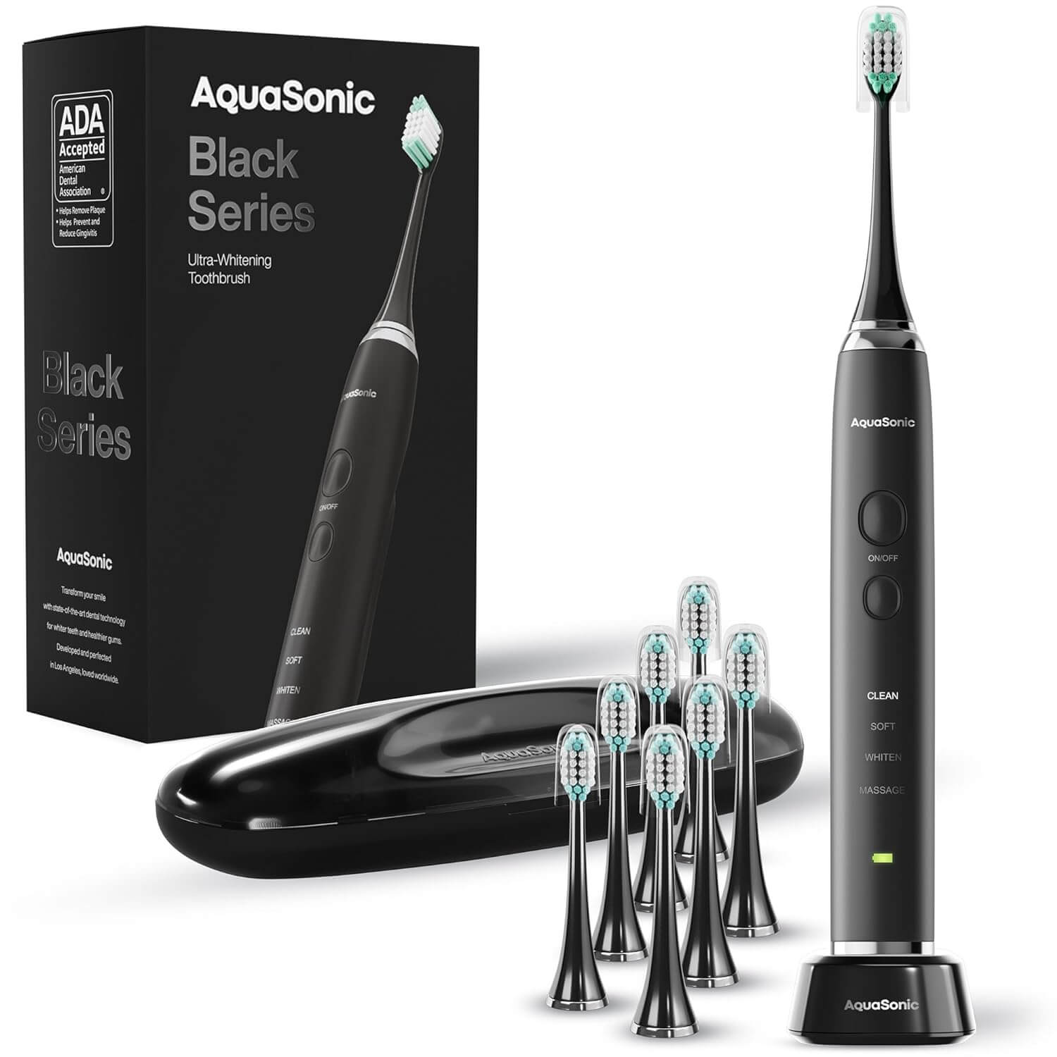 AquaSonic Black Series SCTB Ultra Whitening Toothbrush