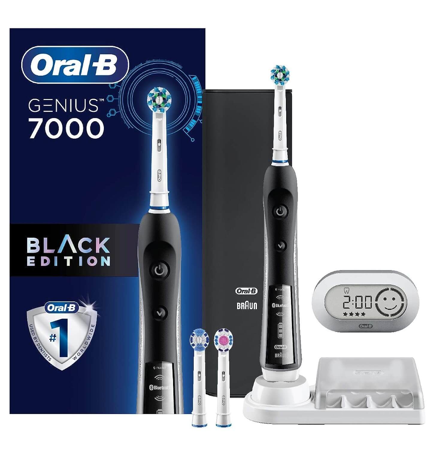 Oral-B Pro 7000 SmartSeries Black Electronic Power Rechargeable Toothbrush