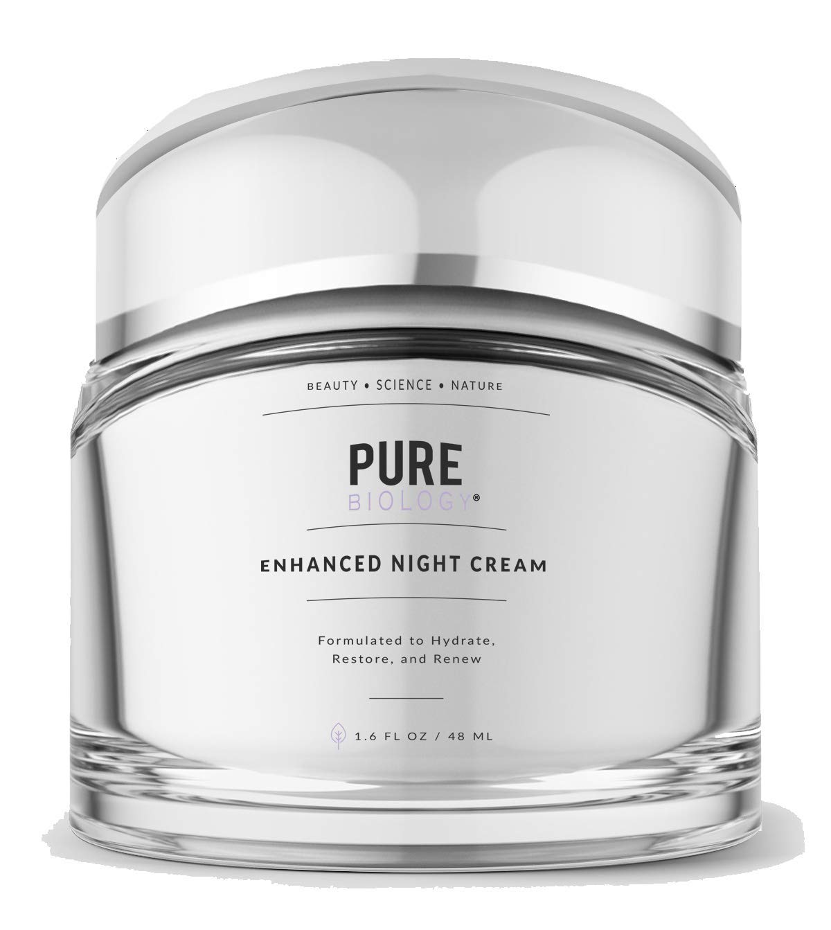 Pure Biology Premium Night Cream Face Moisturizer