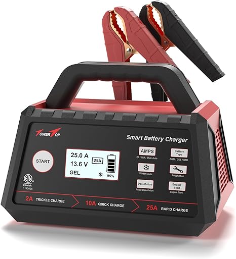 TowerTop Smart Battery Charger/Maintainer